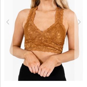 Zenana gold bralette | size Large
